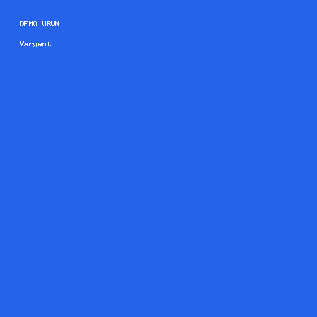Demo Kozmetik Ürünü 2